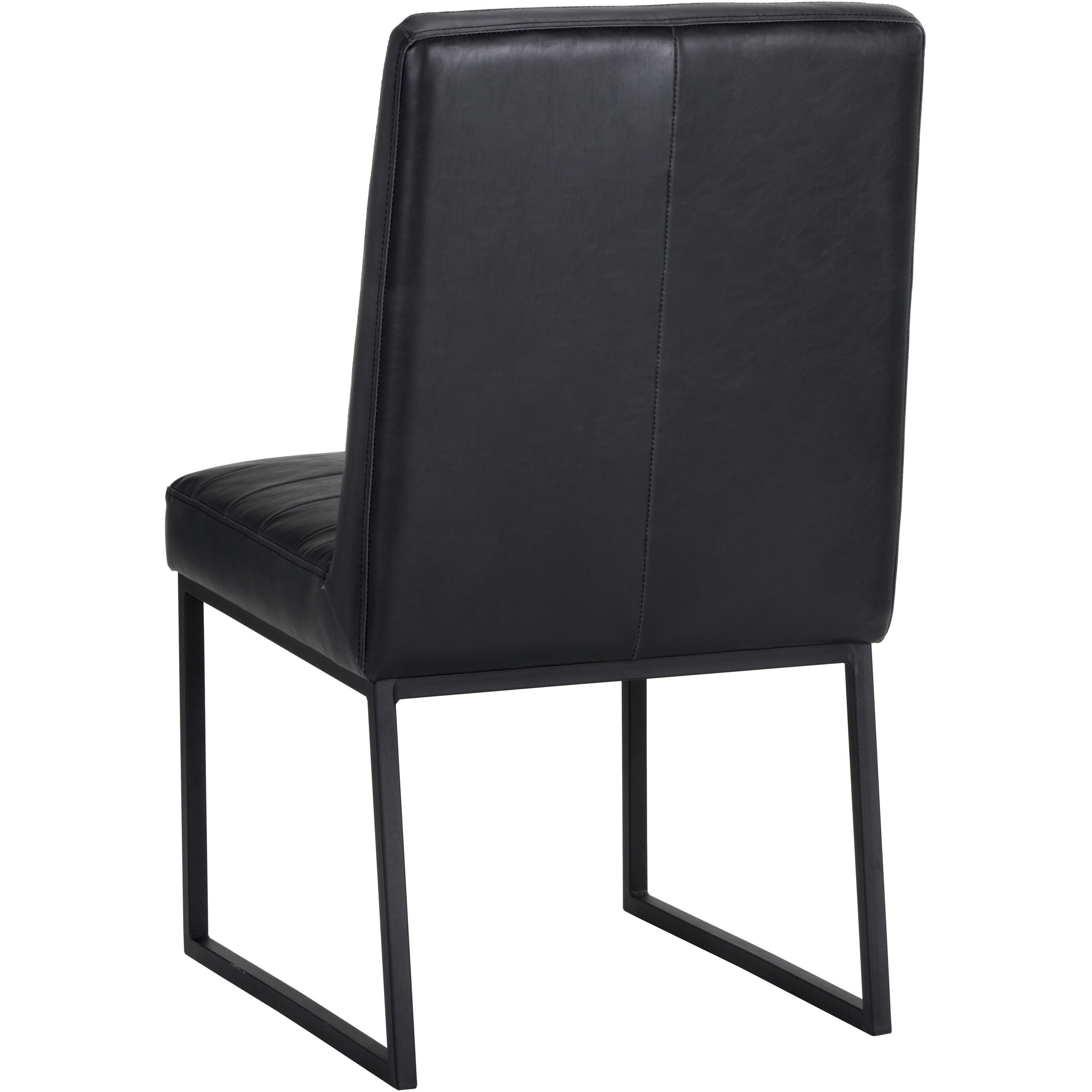 Spyros Coal Black Dining Chair, Set Of 2